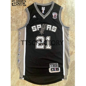 NBA San Antonio Spurs Trikot DUNCAN 21 Retro Schwarz Swingman - Kinder